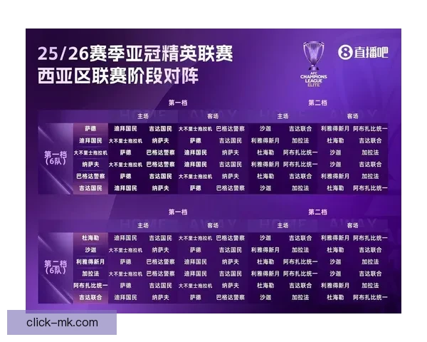 亚冠联赛全面改制推出精英联赛与二级联赛新格局